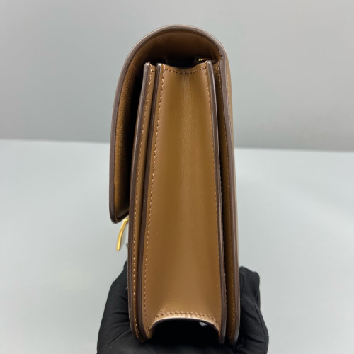 Celine Medium Classic Box Smooth Calfskin Brown