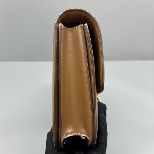 Celine Medium Classic Box Smooth Calfskin Brown