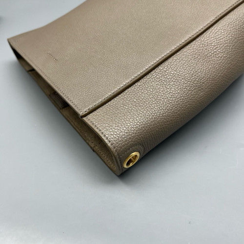 Celine Sangle Small Bucket Bag Calfskin Grey