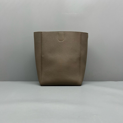 Celine Sangle Small Bucket Bag Calfskin Grey