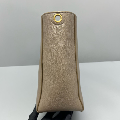 Celine Sangle Small Bucket Bag Calfskin Grey