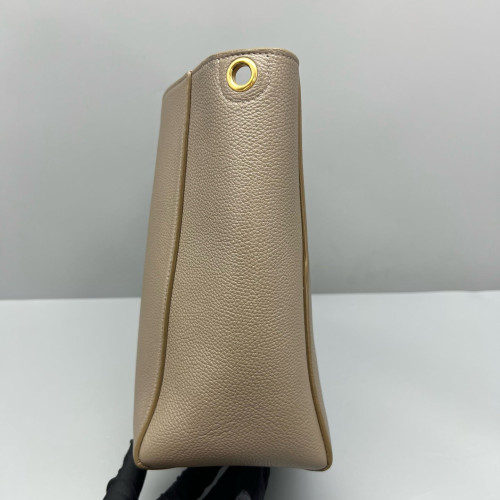 Celine Sangle Small Bucket Bag Calfskin Grey