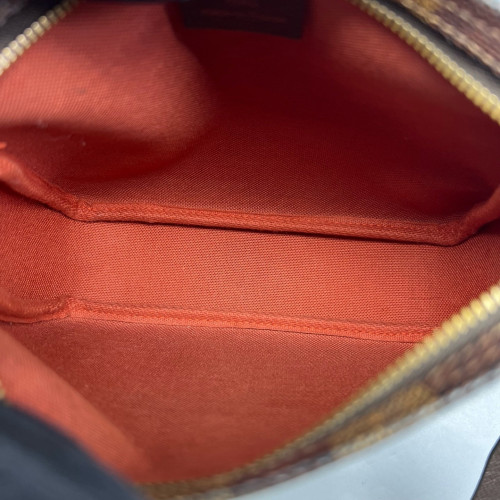 Louis Vuitton Trousse Make Up Bag Pochette Damier Ebene Brown Louis Vuitton Trousse Make Up Bag Pochette Damier Ebene Brown