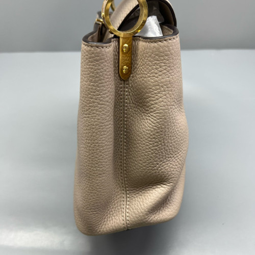 Louis Vuitton Capucines PM Calfskin Natural Tan