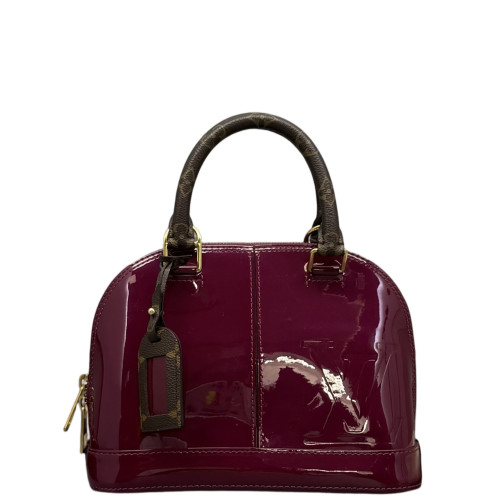 Louis Vuitton Alma BB Vernis Monogram Azalea Brown Louis Vuitton Alma BB Vernis Monogram Azalea Brown