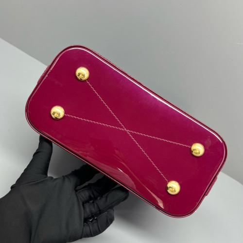 Louis Vuitton Alma BB Vernis Monogram Azalea Brown Louis Vuitton Alma BB Vernis Monogram Azalea Brown