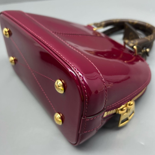 Louis Vuitton Alma BB Vernis Monogram Azalea Brown Louis Vuitton Alma BB Vernis Monogram Azalea Brown