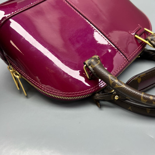 Louis Vuitton Alma BB Vernis Monogram Azalea Brown Louis Vuitton Alma BB Vernis Monogram Azalea Brown