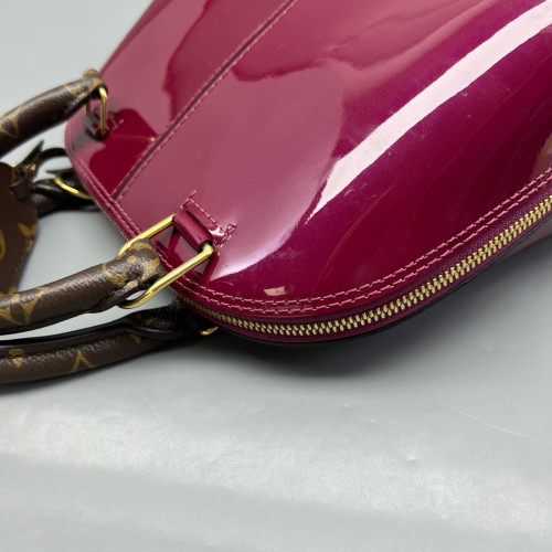 Louis Vuitton Alma BB Vernis Monogram Azalea Brown Louis Vuitton Alma BB Vernis Monogram Azalea Brown