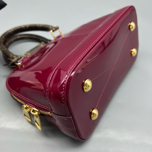 Louis Vuitton Alma BB Vernis Monogram Azalea Brown Louis Vuitton Alma BB Vernis Monogram Azalea Brown