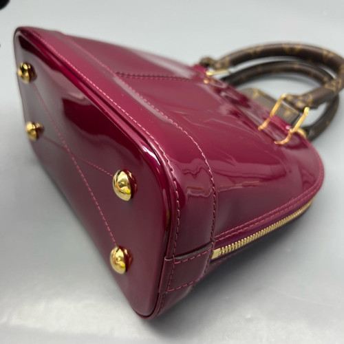 Louis Vuitton Alma BB Vernis Monogram Azalea Brown Louis Vuitton Alma BB Vernis Monogram Azalea Brown