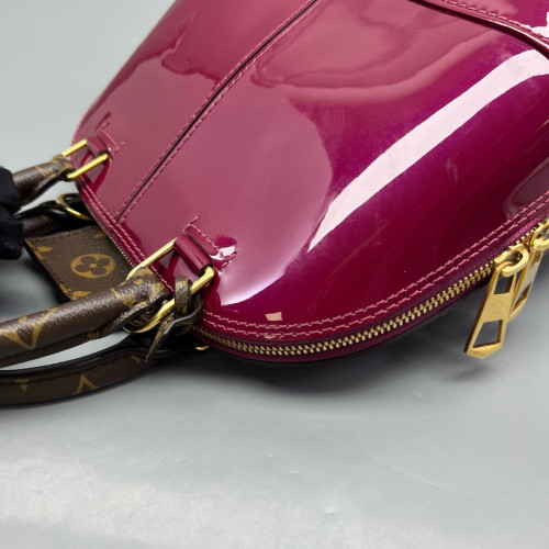 Louis Vuitton Alma BB Vernis Monogram Azalea Brown Louis Vuitton Alma BB Vernis Monogram Azalea Brown