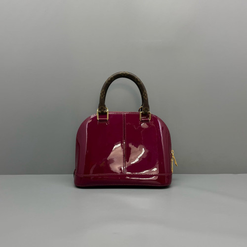 Louis Vuitton Alma BB Vernis Monogram Azalea Brown Louis Vuitton Alma BB Vernis Monogram Azalea Brown