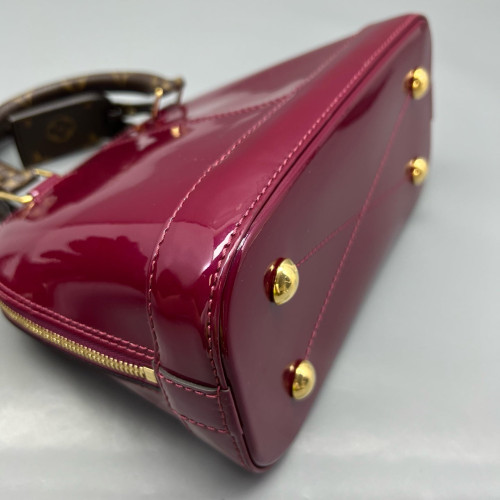 Louis Vuitton Alma BB Vernis Monogram Azalea Brown Louis Vuitton Alma BB Vernis Monogram Azalea Brown