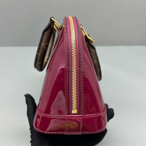 Louis Vuitton Alma BB Vernis Monogram Azalea Brown Louis Vuitton Alma BB Vernis Monogram Azalea Brown