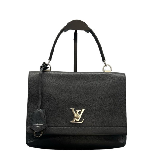 Louis Vuitton Lockme II Top Handle Calfskin Black