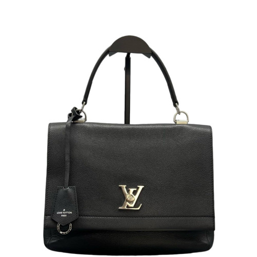 Louis Vuitton Lockme II Top Handle Calfskin Black