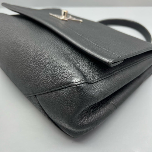 Louis Vuitton Lockme II Top Handle Calfskin Black