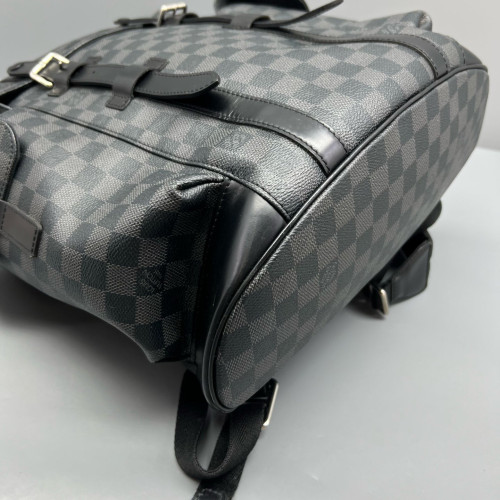 Louis Vuitton Christopher Backpack Damier Graphite Black