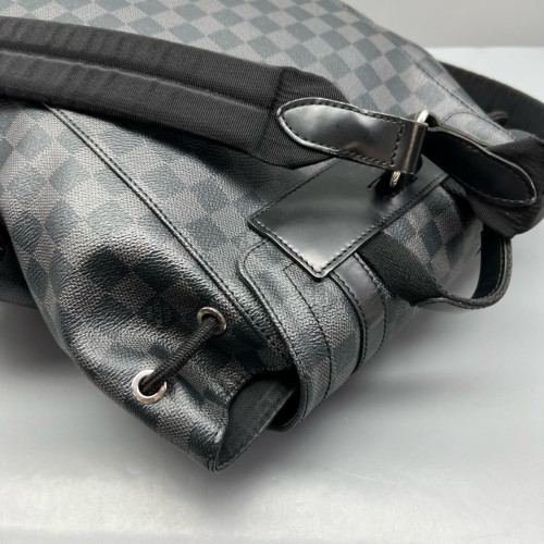 Louis Vuitton Christopher Backpack Damier Graphite Black