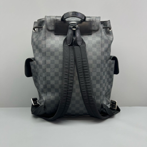 Louis Vuitton Christopher Backpack Damier Graphite Black