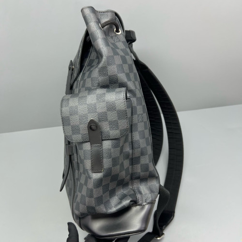 Louis Vuitton Christopher Backpack Damier Graphite Black