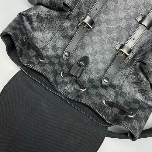 Louis Vuitton Christopher Backpack Damier Graphite Black
