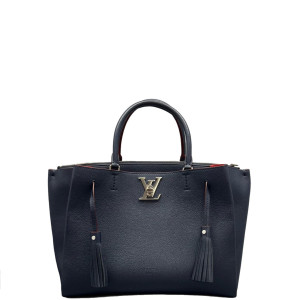 Louis Vuitton Lockme Tote PM Calfskin Navy
