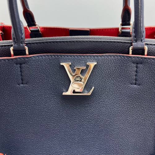 Louis Vuitton Lockme Tote PM Calfskin Navy