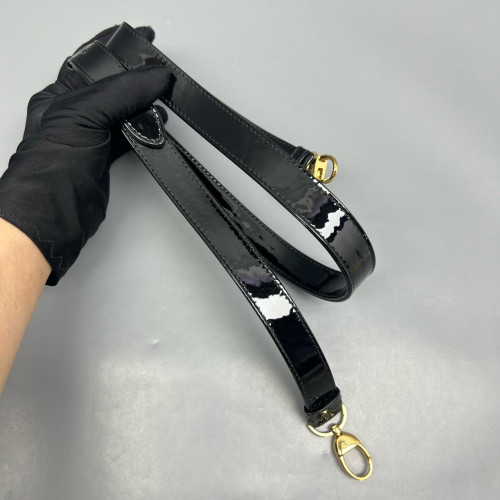 Dior Medium Lady Dior Patent Calfskin Black