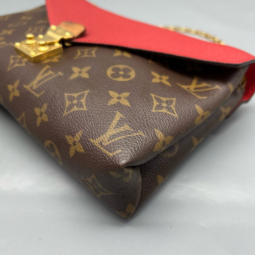 Louis Vuitton Pallas Chain Monogram Brown Red