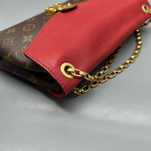 Louis Vuitton Pallas Chain Monogram Brown Red