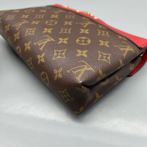 Louis Vuitton Pallas Chain Monogram Brown Red