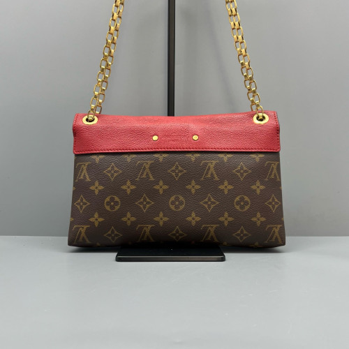 Louis Vuitton Pallas Chain Monogram Brown Red