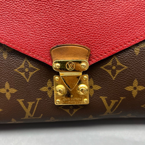 Louis Vuitton Pallas Chain Monogram Brown Red