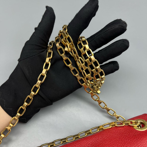 Louis Vuitton Pallas Chain Monogram Brown Red