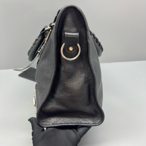 Balenciaga Medium City Arena Lambskin Black