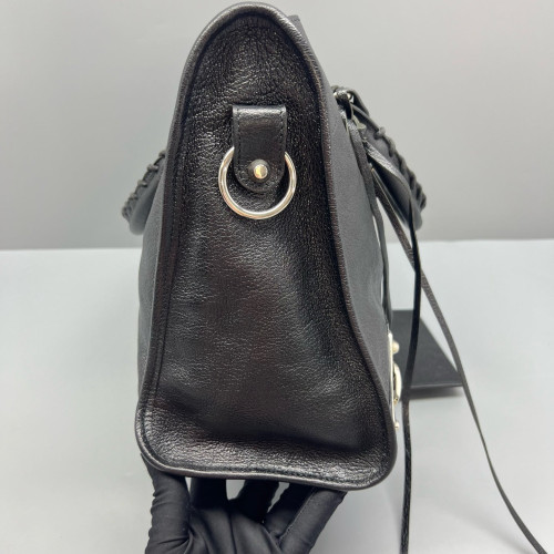 Balenciaga Medium City Arena Lambskin Black