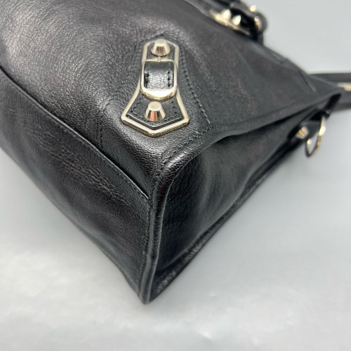Balenciaga Medium City Arena Lambskin Black