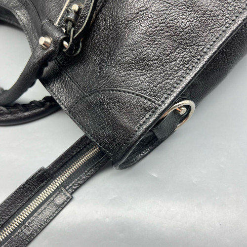 Balenciaga Medium City Arena Lambskin Black