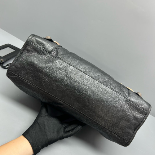 Balenciaga Medium City Arena Lambskin Black