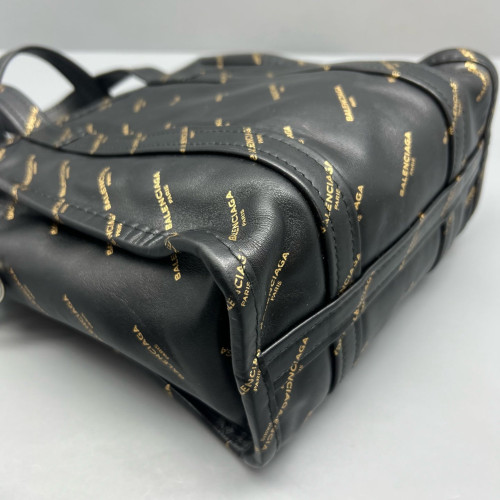 Balenciaga Xs Bazar Shopper Tote Calfskin Black