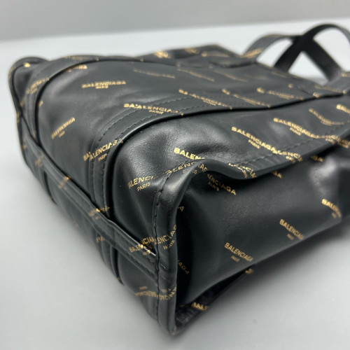 Balenciaga Xs Bazar Shopper Tote Calfskin Black