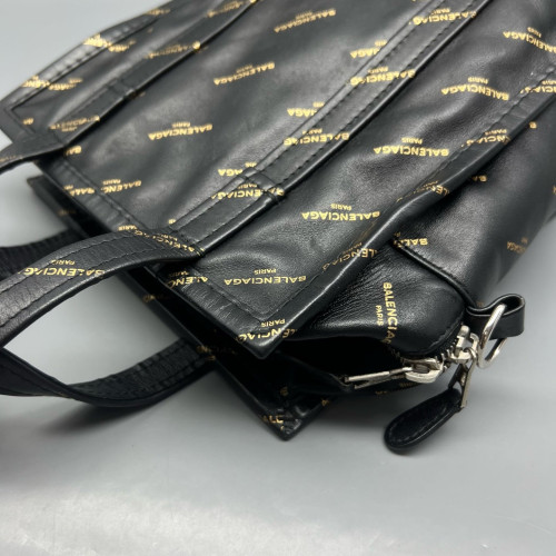 Balenciaga Xs Bazar Shopper Tote Calfskin Black