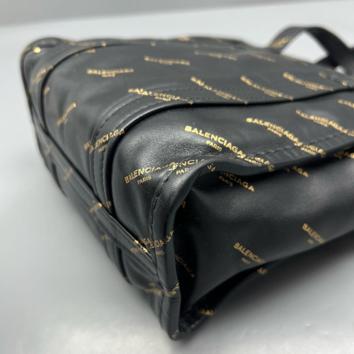 Balenciaga Xs Bazar Shopper Tote Calfskin Black