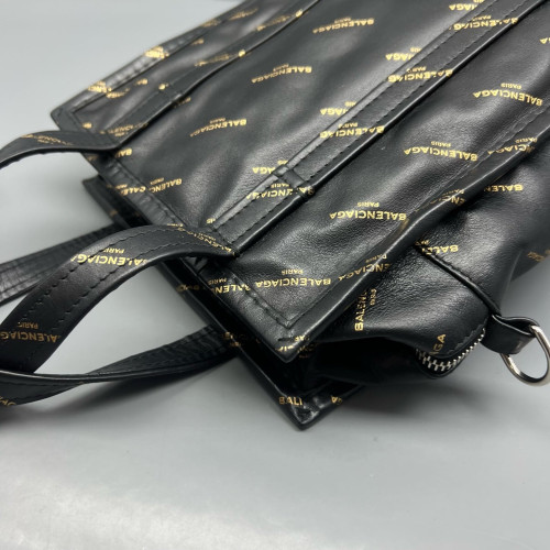 Balenciaga Xs Bazar Shopper Tote Calfskin Black