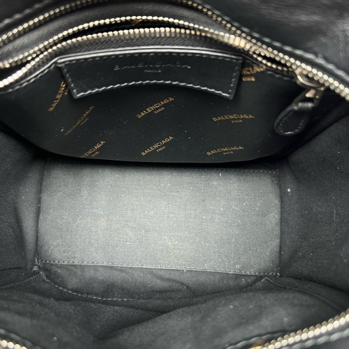 Balenciaga Xs Bazar Shopper Tote Calfskin Black