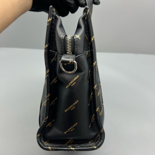 Balenciaga Xs Bazar Shopper Tote Calfskin Black