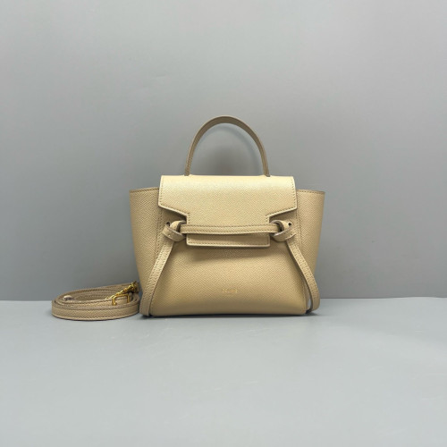 Celine Pico Belt Bag Grained Calfskin Natural Tan