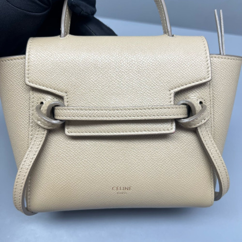 Celine Pico Belt Bag Grained Calfskin Natural Tan